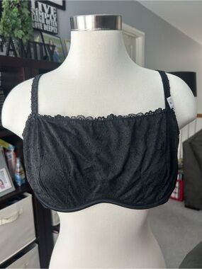 ⚜️ PINK Victoria Secret NEW Black Lace Bralette Bra